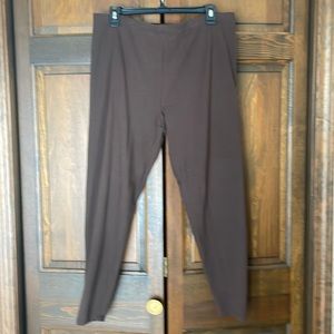 Vera Wang. XL. Brown Leggings